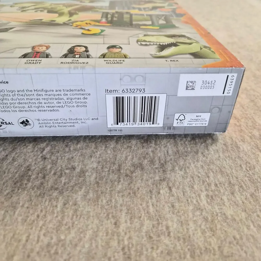 LEGO 76944 JURASIC WORLD T REX DINOSAUR BREAKOUT SET